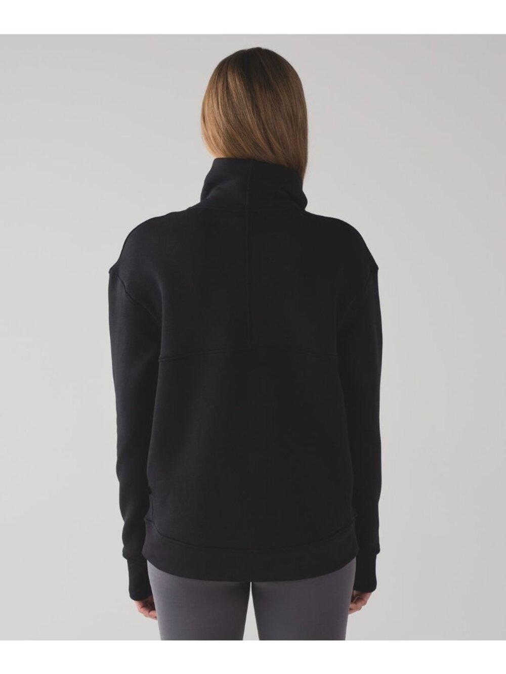 Lululemon Athletica Kick the Cold Funnel Neck Black 4 - Picture 5 of 12